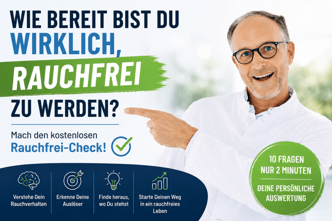 Rauchfrei werden: Wie bereit bist Du wirklich für den Rauchstopp?